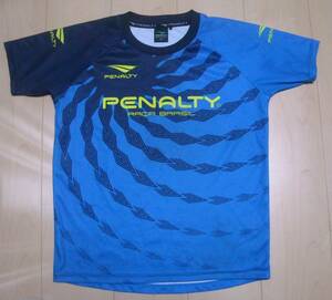 USED★PENALTY(ペナルティ）☆ジュニア゛☆DRY半袖Tシャツ☆サイズ150（身長145-155，胸囲70-78，胴囲58-66）☆色はブルー☆☆