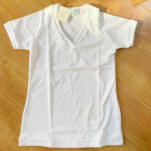 送料無料　セーラーズニット スクールウェア インナーシャツ Lサイズ　キャンパスメイト　半袖 白 白衿