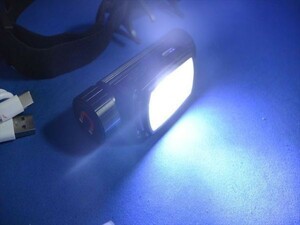 リチウムイオン21700対応ヘッドライト18650も対応！！明るさ桁違い！！XHP50LED TYPE-C センサー、点滅、赤灯キャンプ