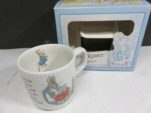 未使用　■Wedgwood　ウエッジウッド　「PETER　RABBIT」　ピーターラビット　マグカップ　共箱付き