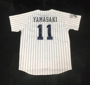 オリックスバファローズ デサント製 刺繍 サード ハイクオリティ レプリカ ユニフォーム 2022 #11 山崎福也 Lサイズ 即決