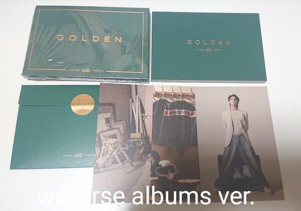 BTS ジョングク GOLDEN Weverse Albums ver. ポストカード アルバム