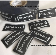 CHANEL◆シャネル 非売品 黒ロゴシール12枚 ロゴステッカー 黒色xホワイトロゴ入り ラッピングリボンと 正規ノベルティ 包装_画像5