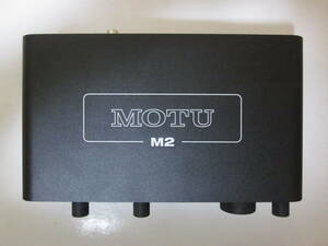 【中古・通電確認済】 MOTU M2 オーディオインターフェース 