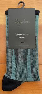  new goods Rapha Graphic socks DarkGreen M size free shipping 