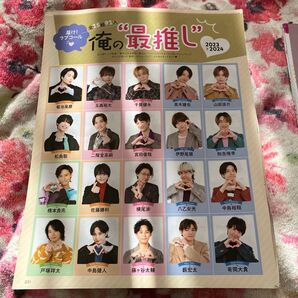 月刊TVガイド関西版 2024年2月号 切り抜き 俺の最推し 15組91人
