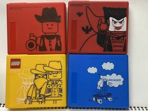 レゴ LEGO 25周年スケボー ドラキュラ ガンマン ディスク 収納ケース CD DVD BD収納ケース コレクション 各色セット限定 希少レア case