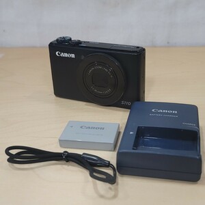 AZY102 Canon デジタルカメラ PowerShot S110 約1210万画素 F2.0 光学5倍ズーム ブラック PSS110 BK