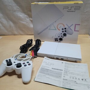 AZY139 SONY ソニー PlayStation 2 セラミック・ホワイト (SCPH-75000CW) 【メーカー生産終了】 ゲーム機 プレイステーション2