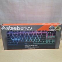 AZY240 SteelSeries ラピッドトリガー搭載 ゲーミングキーボード テンキーレス 有線 日本語配列 OmniPointスイッチ 有機ELディスプレイ搭載_画像9