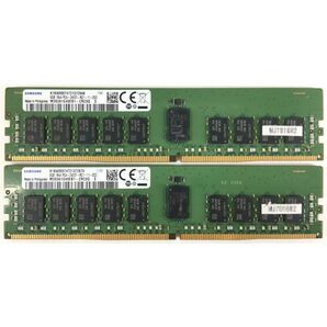 【8GB×4枚セット】サーバー用メモリー SAMSUNG PC4-2400T-RC1-11-DC0 計16G 1R×4 DDR4-2400 PC4-19200 中古 動作保証【送料無料】の画像2