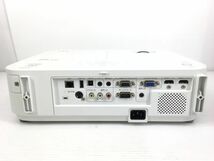 NEC プロジェクター NP-M363W ランプ使用時間：104h ランプ残量：98% 高輝度3600lm 電源ケーブル・VGAケーブル付 動作確認【送料無料】_画像6