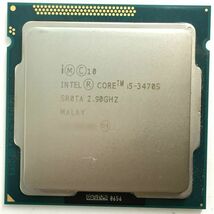 Intel CPU Core i5 3470S ×1枚 2.90GHz SR0TA 4コア ソケット FCLGA1155 デスクトップ用 BIOS起動確認済 即決【中古品】【送料無料】_画像1