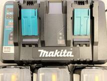 マキタ2口急速充電器DC18RD＋リチウムイオンバッテリBL1860B×4個　箱なし、取説なし　メーカー純正品_画像4