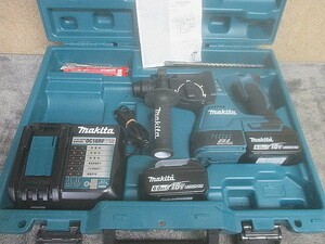 (1505) 美品 Makita マキタ 24mm 充電式ハンマドリル 18V 充電器 バッテリー2個 HR244DRGX