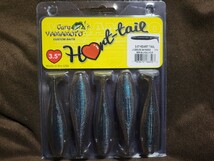 ★Gary YAMAMOTO★3.5” HEART TAIL ゲーリーヤマモト 3.5inch ハートテール J128S-05-341N/000 BRN BLU/GILL/CLR 新品未開封 スイムベイト_画像1