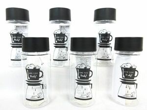 送料300円(税込)■cl013■スヌーピー クリアドリンクボトル 350ml 6点【シンオク】