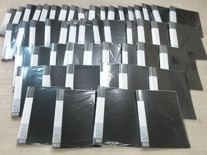 送料300円(税込)■cl176■サンノート A4-S クリアファイル 32P ブラック 50点【シンオク】