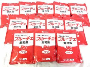 送料300円(税込)■az778■◎ハウス フルーチェ イチゴ 業務用 1kg 12点【シンオク】