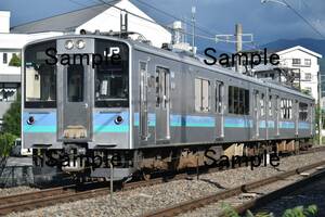 【鉄道写真】JR東日本 篠ノ井線　E127系 松本車 A10編成　＠松本～田沢　L版　(商品番号信05)