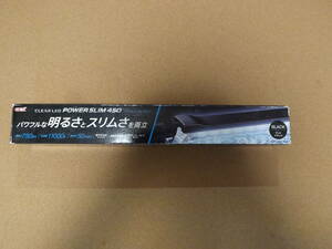 未使用●GEX●《1種1品》●クリアLED●【POWER SLIM】●【450】●白色1色●幅45cm水槽用●マットブラックボディ●水槽専用照明器具