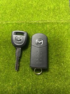 [ Mazda оригинальный дистанционный ключ "умный" ключ TI22] гарантия работы отправка в тот же день 41780-501-40 e FRVO-C RX-8 RX8 Roadster Axela 2 кнопка 