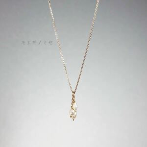 K10PG あこや真珠ケシパール　ペンダントネックレス　10金ピンクゴールド アコヤ芥子　10k 芥子パール　アコヤ真珠