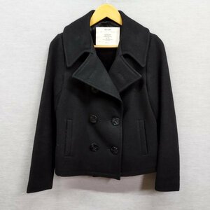 L216 BEAMS BOY コート ブラック Pコート ウール メルトン USA製 アウター レディース By Gerald & Stewart PEA COAT ビームス ボーイ