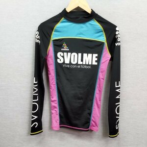 L347 SVOLME スボルメ パワー ロング インナー シャツ 長袖 スポーツ サッカー フットサル 吸湿速乾 ストレッチ メンズ ブラック サイズ M