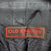 L452 OLD ENGLAND ジャケット ショート コート 38 ネイビー系 ダブルブレスト ジップ ポケット ライトアウター オールドイングランド_画像6