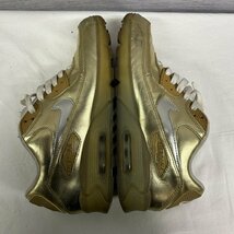 L593 NIKE iD ナイキ スニーカー27cm AIRMAX エアマックス 90 ゴールド メタリック SHO STIME ビジブルエア Y2K テック スポーツ_画像4