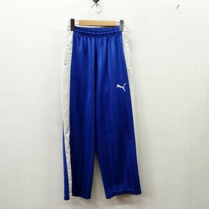 L612 PUMA プーマ ジャージ パンツ トラックパンツ サイドライン スポーツ 日本製 ロゴ サッカー 刺繍 メンズ サイズ S トレーニング