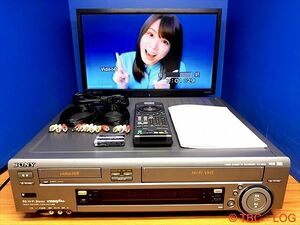 【動作保証】★SONY Hi8/8mm(Video8) VHS ビデオカセットレコーダー WV-BW2★対応リモコン付★動作良好★