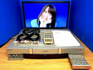 【動作保証】★TOSHIBA 東芝 8mm(Video8) / Hi8 ビデオデッキ E-800BS★純正リモコン付属★正常動作確認済み★