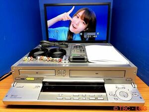 【動作保証】★SONY MiniDV/DV VHS ビデオカセットレコーダー WV-DR5 ★対応リモコン付き★動作良好★