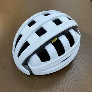 【訳あり新品】折りたたみヘルメット ワンタッチライト付き 自転車ヘルメット 大人 フリーサイズ