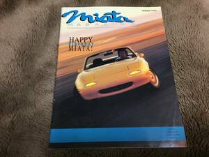 【会員クラブ USA】「Miata MAGAZINE Summer 1990」MX-5 MAZDA マガジン ユーノス マツダ ロードスター NA Roadster EUNOS