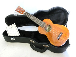 1000円スタート ウクレレ ILIKAI UKULELE ハードケース付き イリカイ 弦楽器 4弦 音楽 演奏 約375g TSA ABC55