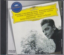 ★CD DG Brahms: Hungarian Dances; Dvor k: Slavonic Dancesブラームス:ハンガリー舞曲集.ドヴォルザーク:スラヴ舞曲集*カラヤン独盤_画像1