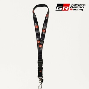 【N】トヨタ GR ガズーレーシング ネックストラップ キーホルダー Gazoo ストラップ キーホルダー トヨタ モータースポーツ GT ベルト 車 