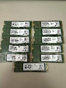 KL2410J 1円スタート SSD11枚セット ジャンク品 在庫処分 m.2 SSD 型番MZ-NLN256C