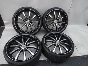 58W1019 Lexani 9J +15 PCD114.3 レクサーニ & FALKEN FK453 245/30/22 ４本セット