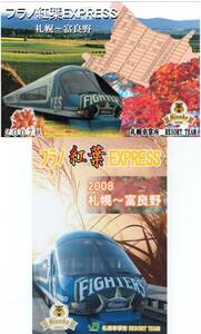 ＪＲ北海道　フラノ紅葉エクスプレス号　記念券２枚セット