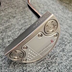 66868。SCOTTY CAMERON スコッティキャメロン MONOBLOCK6 モノブロック 6 パター 33インチ カバー付き 