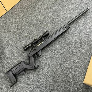 20. モデルガン メーカー不明　サバゲー ライフル 模型　全長約113cm スコープ3-9x40 現状品