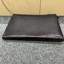 352.◎1円スタート◎【美品】Berluti ベルルッティ カリグラフィー クラッチバッグ 黒 ブラック系 メンズ 保存箱有【95727】_画像5