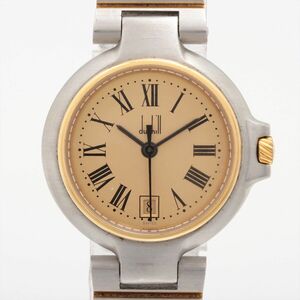 1円 稼働 Dunhill ダンヒル ミレニアム 1257670 SS QZ シャンパン文字盤 腕時計 