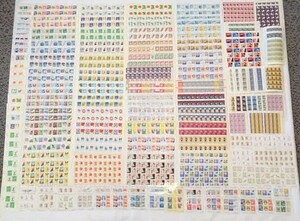 1206A［H］コレクター流出品！/60枚以上　大量まとめ売り/複十字シール/シート/バラ/1961・1962年等色々/レトロ/鳥/花/生き物/ほか多数♪