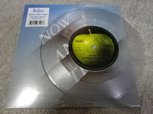 EU盤 クリアー・カラー 7インチ「Now And Then」新品 Beatles ビートルズ Clear vinyl