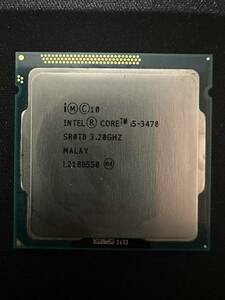 中古品　INTEL インテル CPU Core i5-3470 SR0T8 3.2GHz